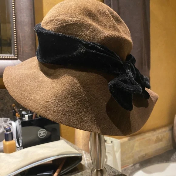 YVES Saint Laurent Vintage Cloche Hat Yves Saint Laurent YSL Vintage Cloche Hat - Etsy main image 2